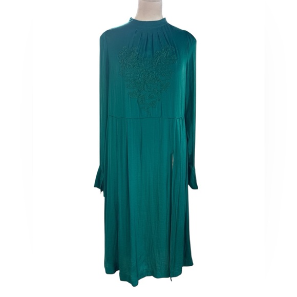 Free People New Day satin tunic dress - Picture 3 of 9